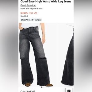 GOOD EASE RELAXED JEANS | BLACK
GOOD AMERICAN brand